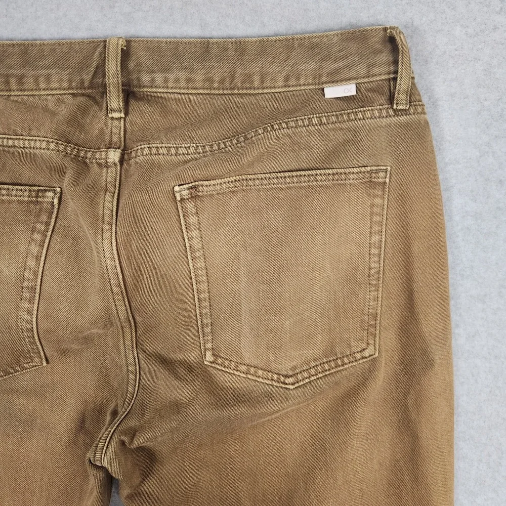 Outerknown Jeans 34x30 (Actual 36x32) Green Brown Denim SEA Drifter Tapered